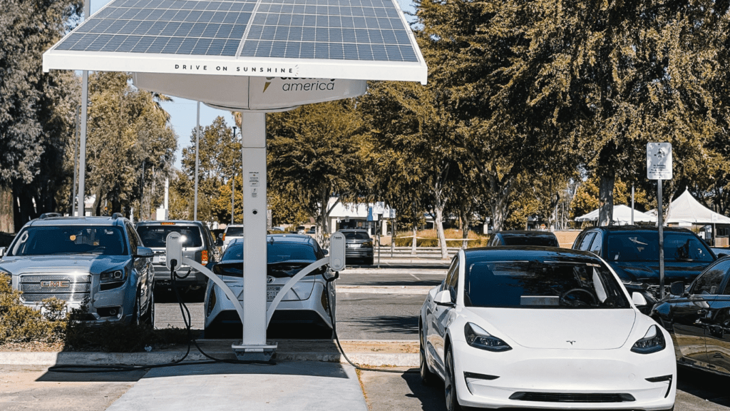 Tesla charging