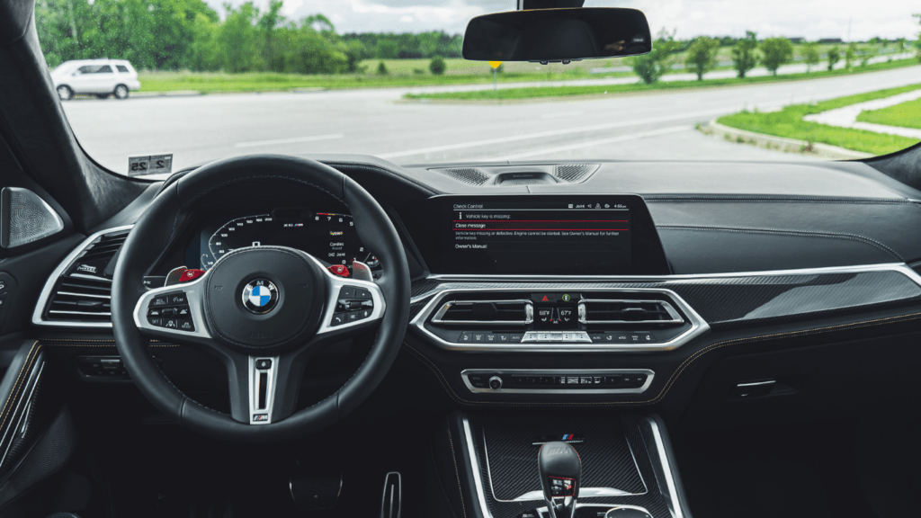 luxury car interior 