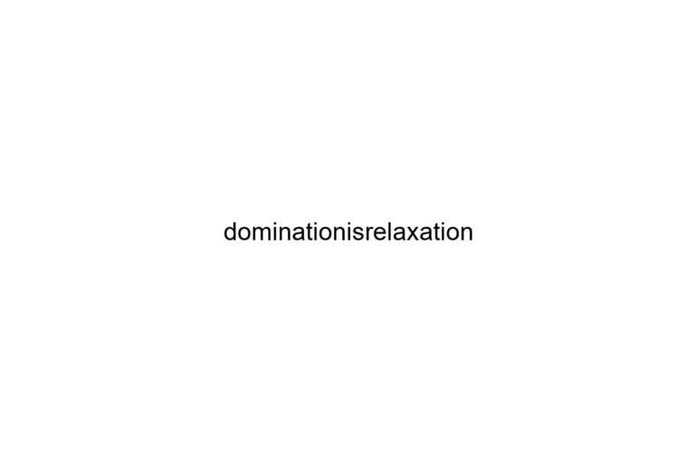 dominationisrelaxation