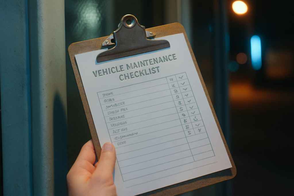 car fluids checklist