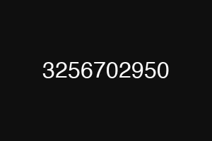 3256702950