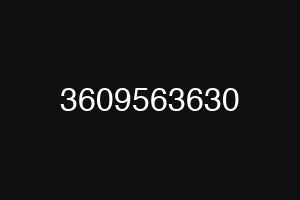 3609563630