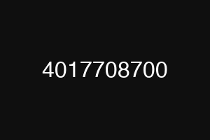 4017708700
